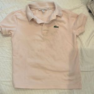 Lacoste Kids Polo Shirt- Pink